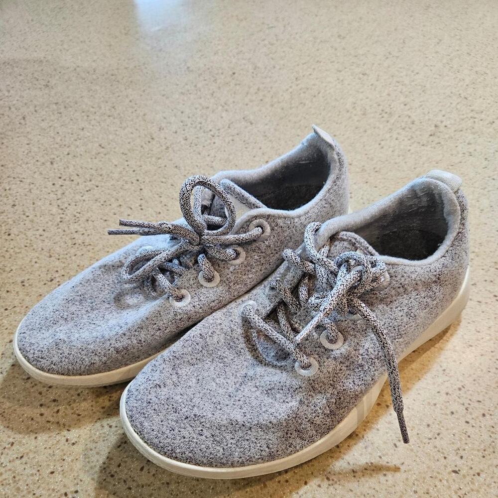 Allbirds gray speckled merino wool